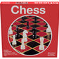 Pressman Toy Chess in Box, Red, 5"