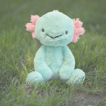 World's Softest Plush Stuffed Animal for Baby, Toddler, Kids, Adults - Adorable Toy Made from Kid-Friendly, Quality Materials - Lushee Aqua Axie