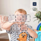 CONNETIX Magnetic Tiles Clear Rectangle Pack, 12 Pieces