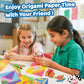 hapray Origami Kit for Kids Ages 5-8 8-12, with Guiding Book, 98 Sheets Paper with 47 Patterns, DIY Art and Craft Projects, Beginners Children's Day