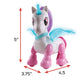 NKOK USB PetBotz - Robo Unicorn, Rechargeable, Miniature, Interactive pet Robot, Lights up, Sound Activated, Makes Noises on Command, Comes with