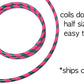 SpinMajik Kid's Hula Hoop Handmade for Fitness, Dance and Fun! Choose Your Tape Color and Child's Size (Pink Mermaid, Small (28"))