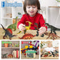 FRUSE Jurassic Dinosaur Toys,12 PCS Realistic Dino Figurines,Educational Dino Figure Playset with Information Dino Book,Dinosaur Toys for Kids 3-5