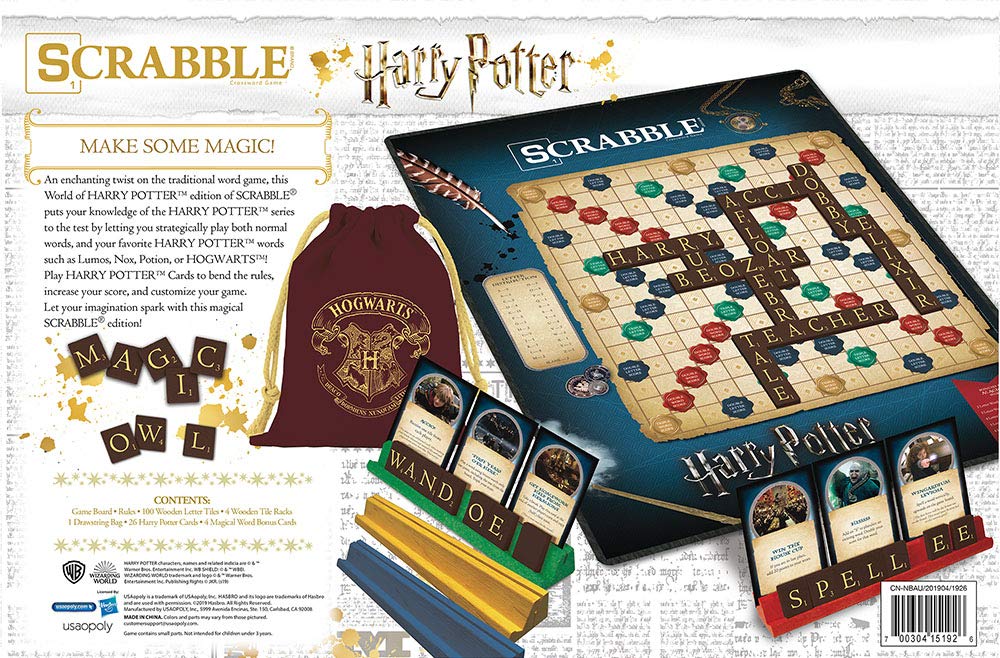 USAOPOLY Scrabble: World of Harry Potter