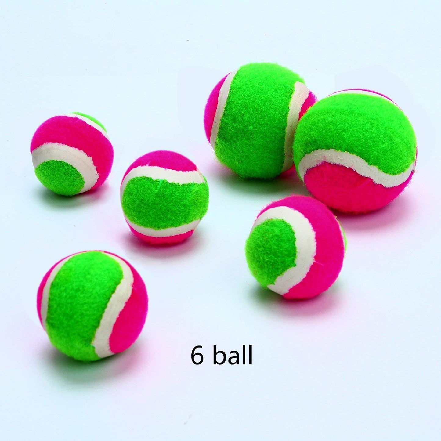 Aneco Paddle Catch Ball and Toss Game Set Disc Toss and Catch Paddle Game with 1 Storage Bag, 4 Paddles and 6 Balls (2 Big Balls and 4 Small Balls)