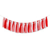 Raoformi Red and White Gingham Fabric Banner Checkered High Chair Banner