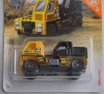 Matchbox Construction Series Yellow/Black MBXCAVATOR 8/20