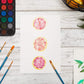 Bright Creations 100 Sheets Cold Press Watercolor Paper for Artists and Beginners (7 x 10 Inches)