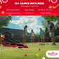 SWOOC Games - Boardwalk Birdie™ | Arcade Style Golf Game with Easy Setup & 10+ Games Included | Cornhole Golf Chipping Game | Indoor & Outdoor