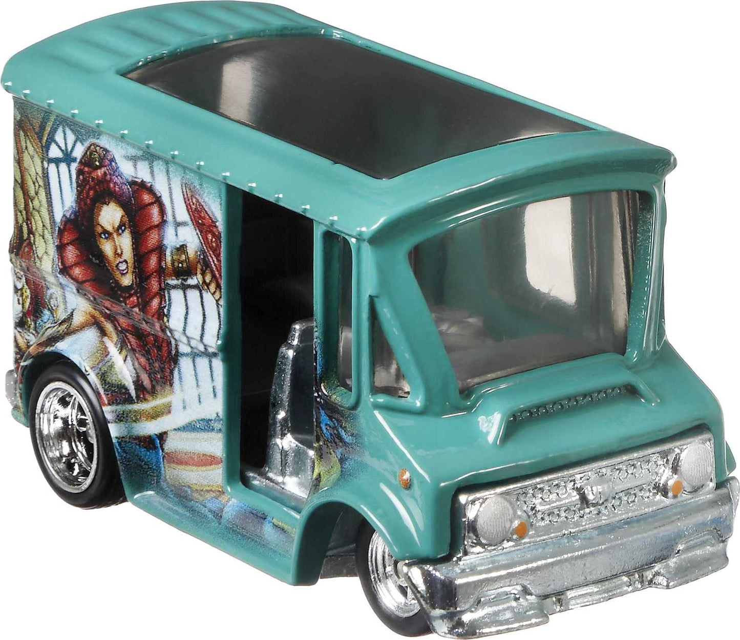 Hot Wheels Toy Car, 1:64 Scale Premium Die-Cast Bread Box Van, Metal/Metal Chassis & Body, Pop Culture Vehicle for Kids & Collectors