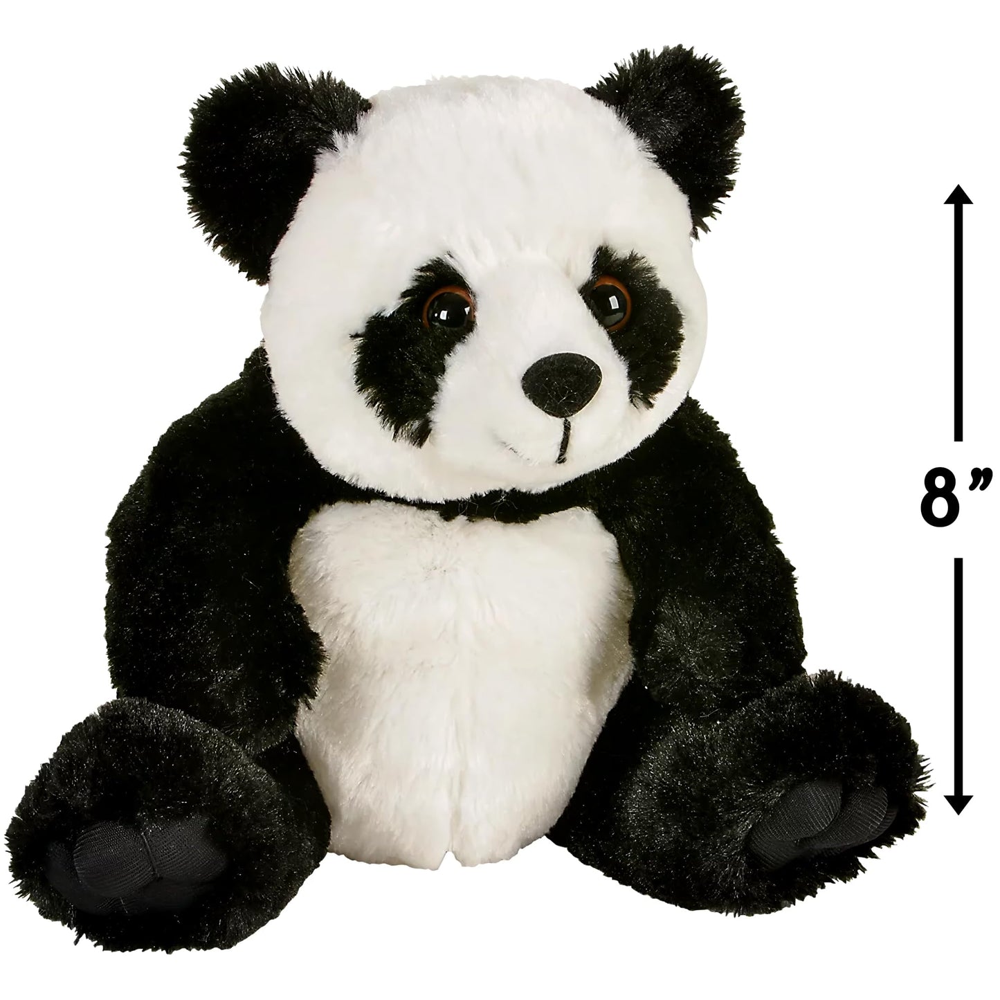 Rhode Island Novelty Charming Panda Plush, Animal Den Collection, Soft Stuffed Animal Toy for Kids, 8 Inch