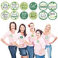 Big Dot of Happiness Family Tree Reunion - Gathering Party Funny Name Tags - Badges Sticker Set of 12
