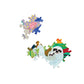 eeBoo: Piece and Love Sloths 1000 Piece Square Adult Jigsaw Puzzle, Puzzle for Adults and Families, Glossy, Sturdy Pieces and Minimal Puzzle Dust