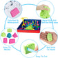 ThinkMax Sand Kit for Kids, 3lbs Sand, 6 Mini Construction Trucks