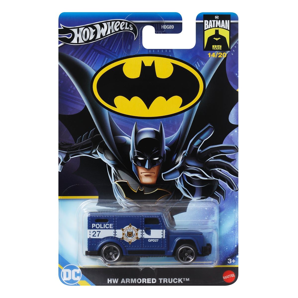 Hot Wheels Batman 2024 Complete Set of 5 - HDG89?956L | 1:64 Scale Die-Cast Vehicles Featuring Iconic Batman Designs - Ages 3+