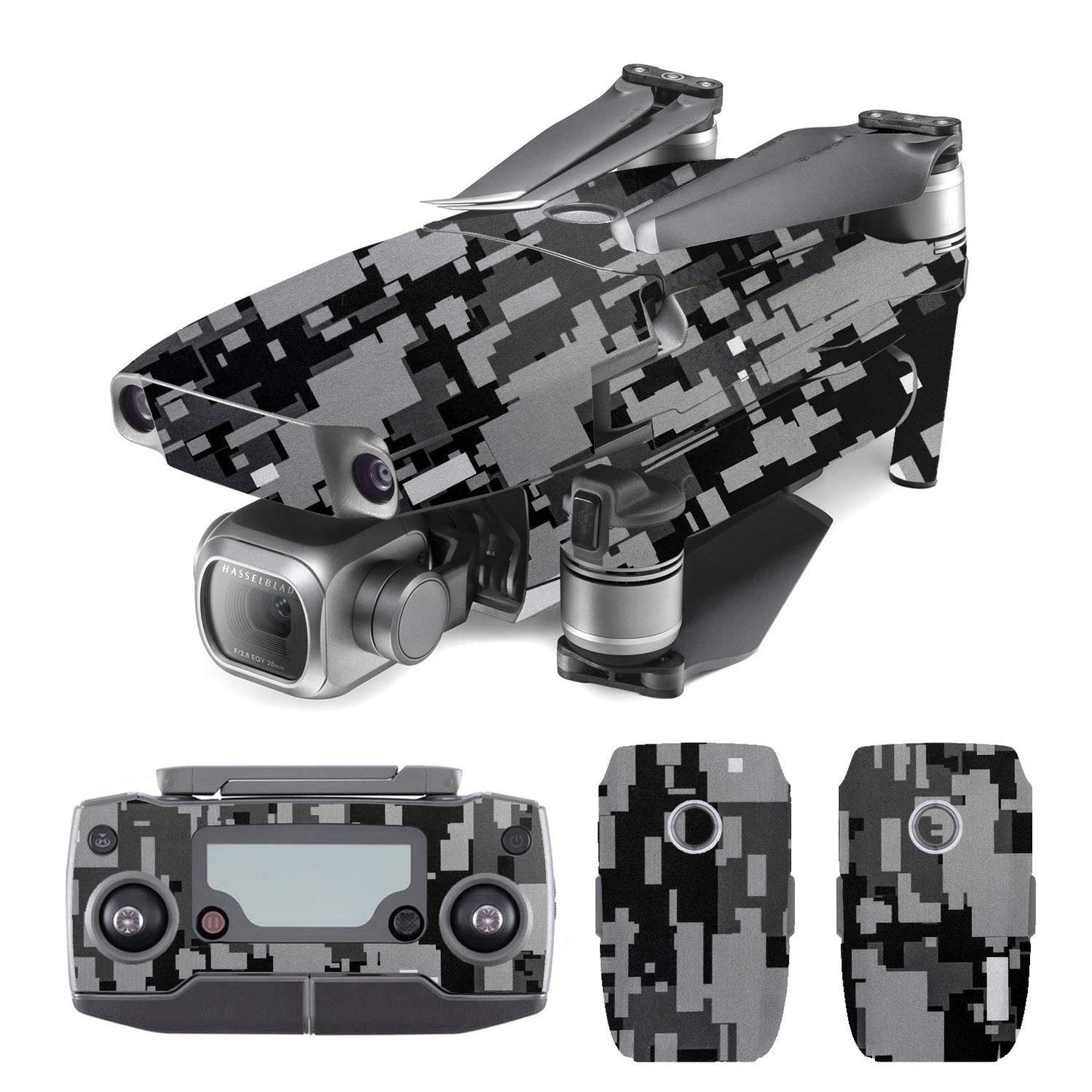 SopiGuard 3M Digital Camo Vinyl Sticker Skin for DJI Mavic 2 Pro/Zoom