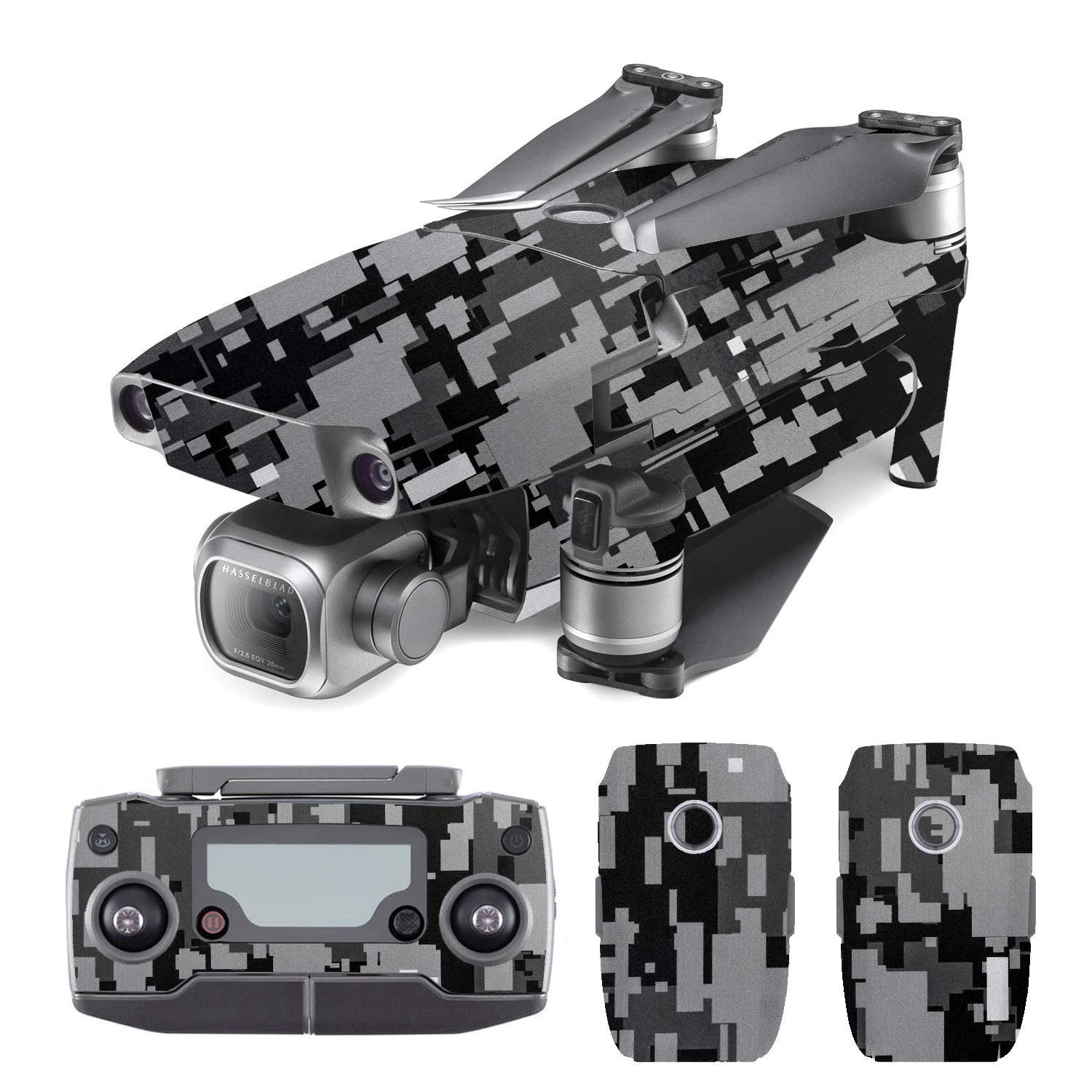 SopiGuard 3M Digital Camo Vinyl Sticker Skin for DJI Mavic 2 Pro/Zoom