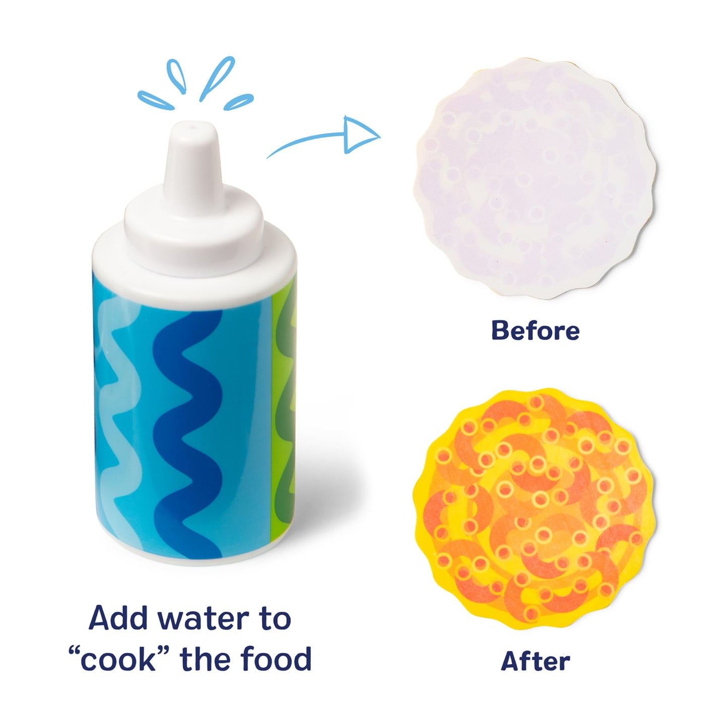 Melissa & Doug Simmer & Stir Stove Top, Color-Changing Pretend Play Food