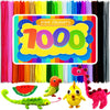 GAGANIU 1000pcs Pipe Cleaners, Pipe Cleaners for Crafts, Craft Supplies Multicolor Chenille Stems for Art&Craft Christmas DIY