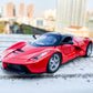 WAKAKAC 1/32 Race Model Car, Pull Back Toy Car Vehicle Alloy Diecast Model, Openable Doors, Collectible Gift Cars for Kids Ages 3-8 (Red)