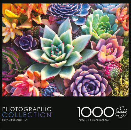 Buffalo Games - Simple Succulent - 1000 Piece Jigsaw Puzzle for Adults