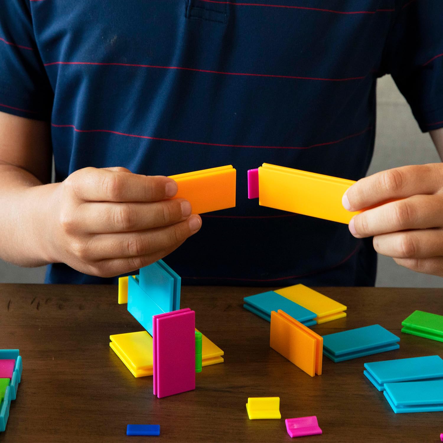 Groovy Blocks Mindware 120 Piece Set - Building Blocks for Kids Ages 4+ Classroom Must Haves