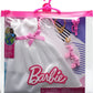 Barbie Clothes Set, Fashion & Accessories Pack for Barbie Dolls, Bridal Theme with Wedding Dress, Veil, Bouquet, Shoes & Jewelry