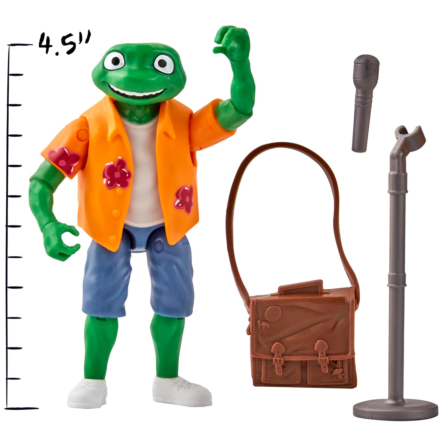 Teenage Mutant Ninja Turtles Tales of The High School Michael Angelo 4.5 Inch Action Figure Mutants Unleashed Character Skin Code Inside