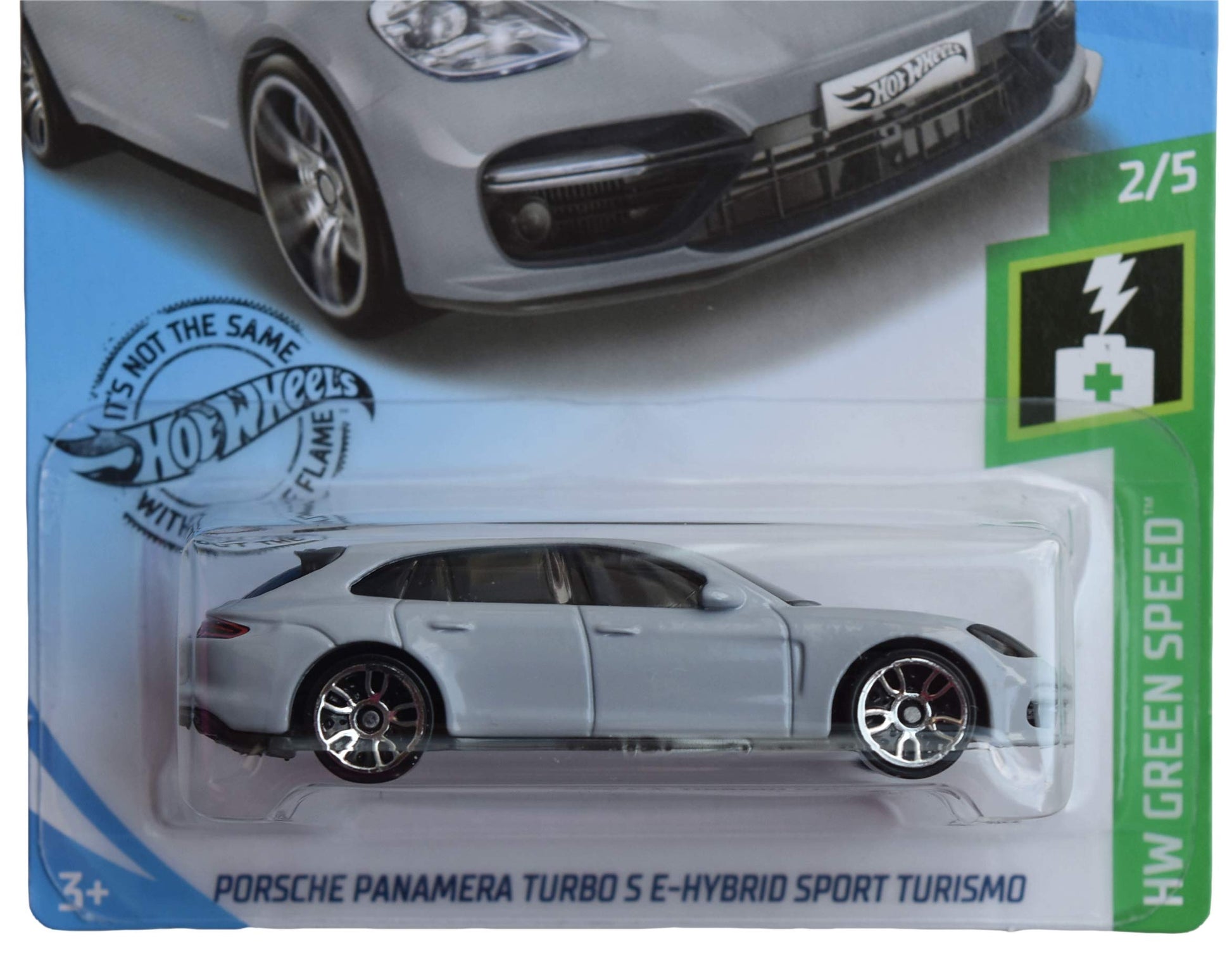 Hot Wheels Green Speed Series 2/5 Porsche Panamera Turbo S E Hybird Sport Turismo 202/250, Gray
