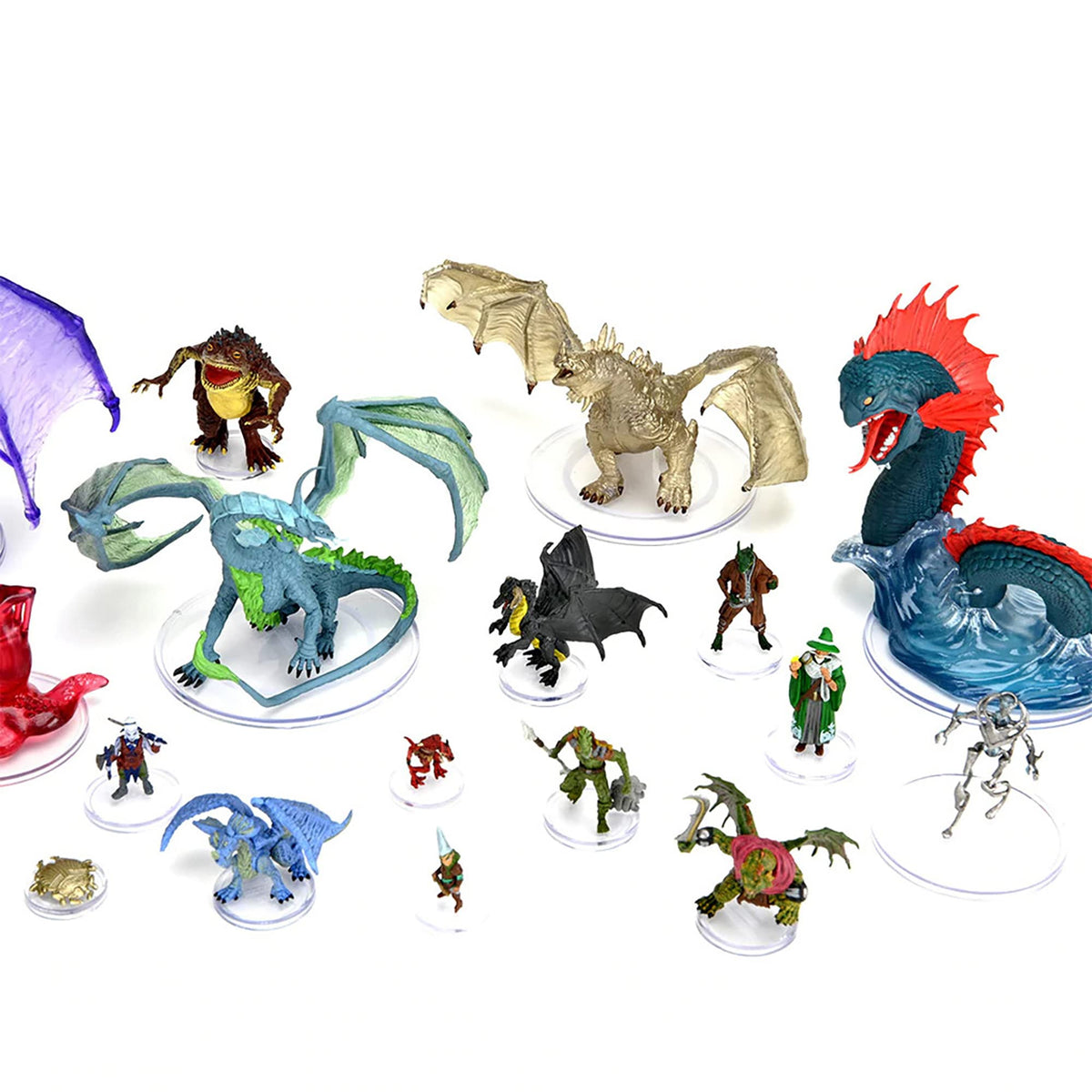 WizKids D&D Icons of The Realms: Fizban's Treasury of Dragons - Booster (Set22) - Contains 4 Miniatures, Pre-Painted, Pre-Assembled, Dungeons