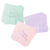 Harlow & Grey Sprinkles - Happy Birthday Napkins, 24 Napkin, Multi-Color Pack, Birthday, Kids Party, Baby’s Birthday - Disposable Paper Napkins