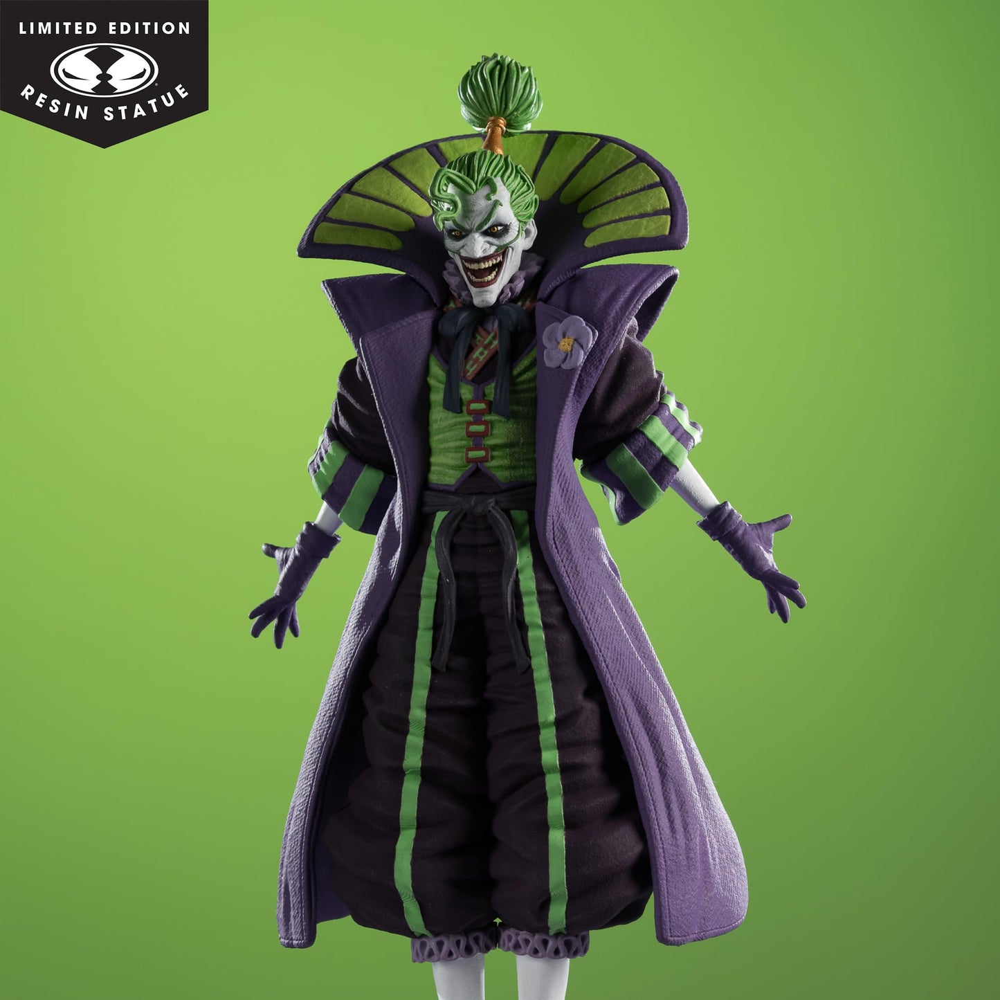 McFarlane Toys- DC Direct Lord Joker (The Demon King from Batman Ninja) (The Joker Purple Craze) 1:10 Scale Resin Statue