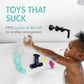Boon Pipes Toddler Bath Toys - Bathtub Building Toys with Suction Cups - Toddler Sensory Toys and Bathtub Essentials - Multicolored - 5 Count - Kids