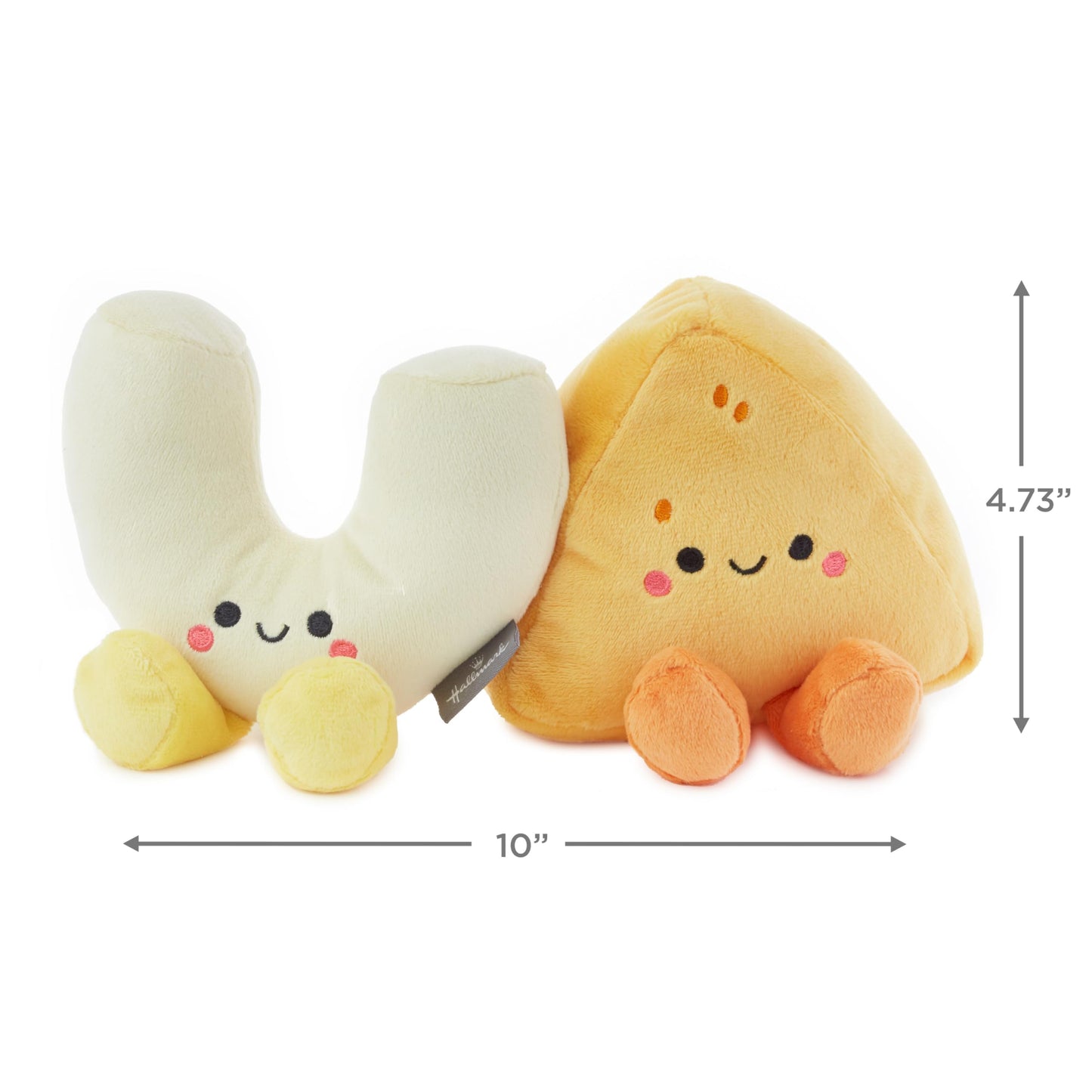 Hallmark Better Together Magnetic Plush (Mac and Cheese) 5" Stuffed Toys, Easter Gifts for Kids