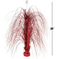 Stunning Apple Red Foil Spray Centerpiece - 28" (1 Pc.) - Eye-Catching & Versatile Decor - Perfect For Any Event