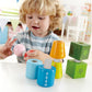 Hape Twist and Turnables Wooden Building Block Learning Set