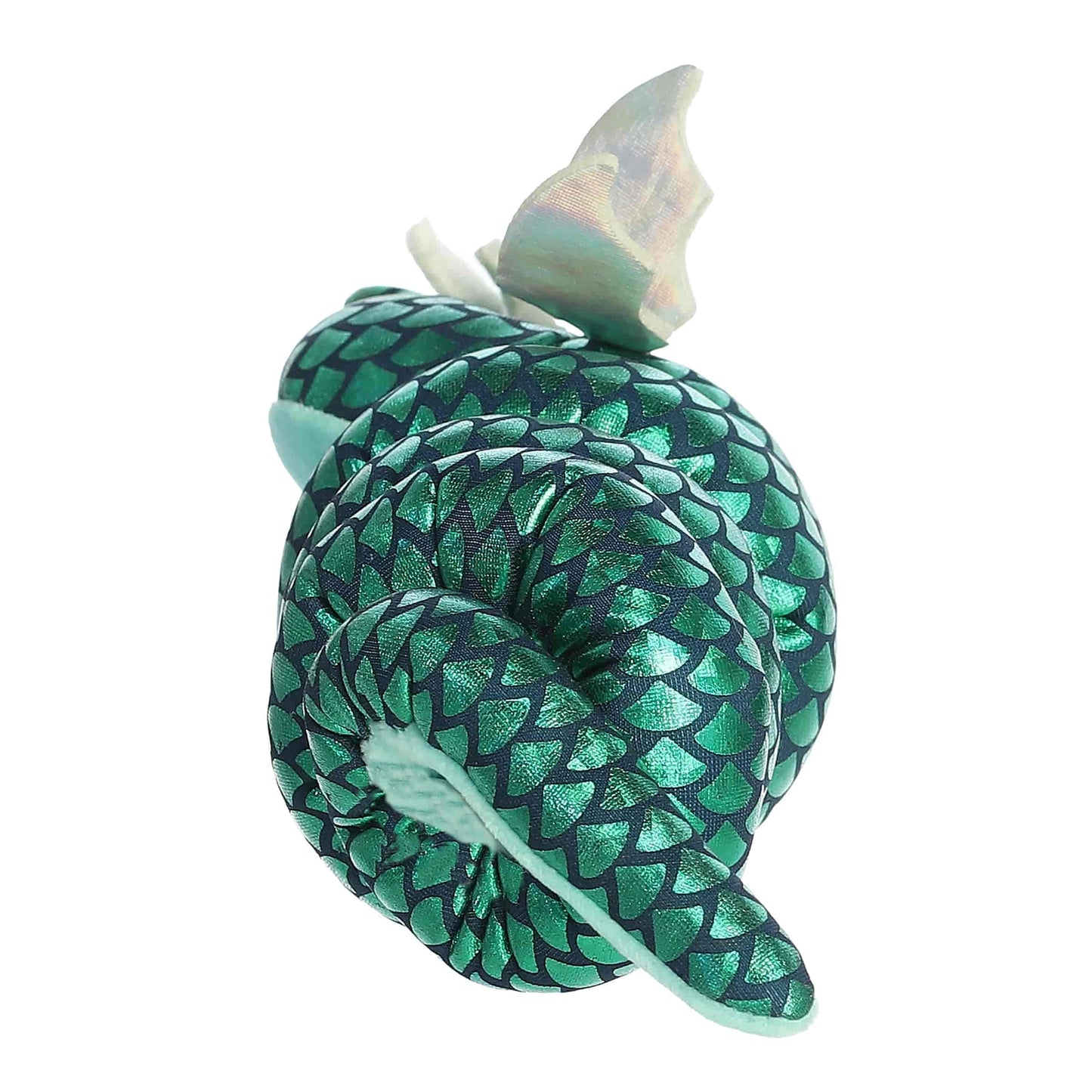 Aurora® Playful Wrist Wranglers™ Viridian Dragon™ Stuffed Animal - Vibrant Colors for an Eye-Catching Design - Perfect for Kids and Costumes - Green 8