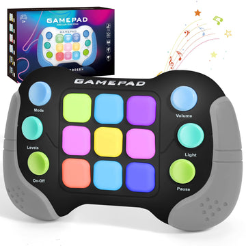AOTIBO Fast Push Fidget Toys Handle, Flashing Handheld Game for Kids Teens Adults, Electronic Brain & Memory Game, Quick Push Buttons Gamepad, Xmas