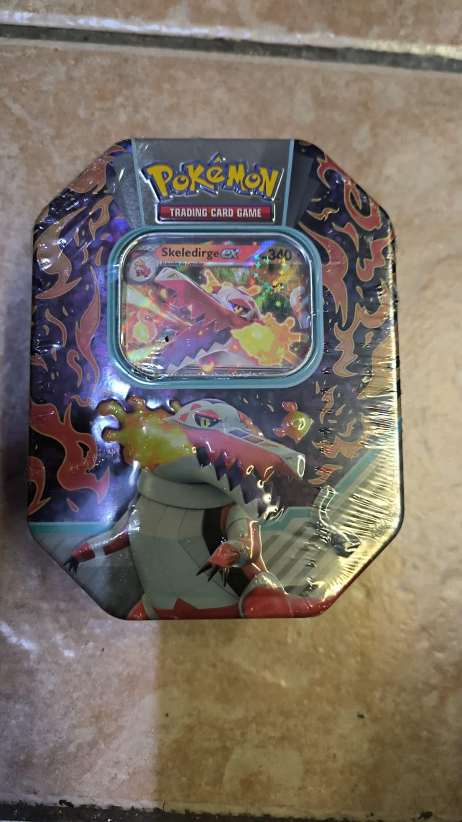 Pokemon TCG: Paldea Partners Skeledirge EX Tin