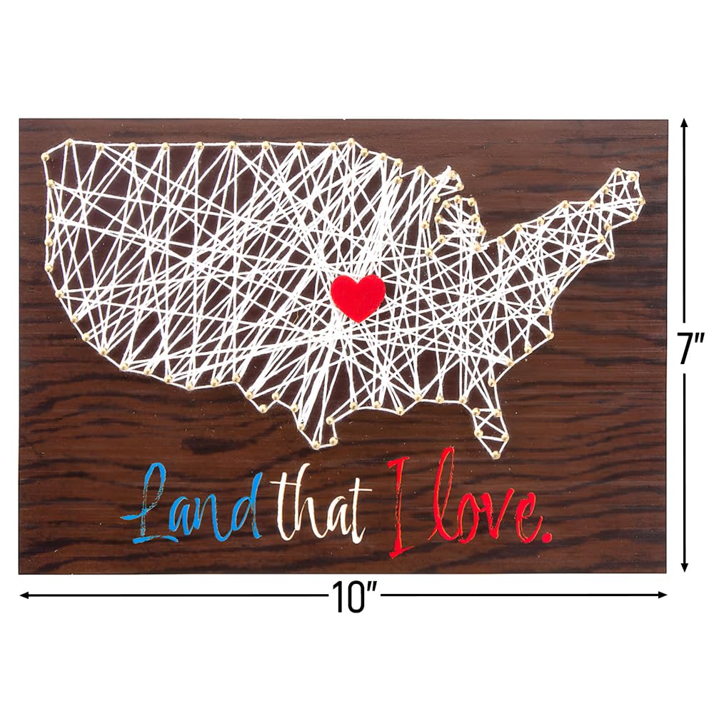 USA String Art Craft, Makes 1