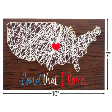 USA String Art Craft, Makes 1