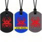 Xtra Tough (XT) Spider Sensory Chew Necklace for Kids (3 Pack) - Chewing Teething Necklace Teether Necklace Chew Toys - Designed for Chewing, Autism