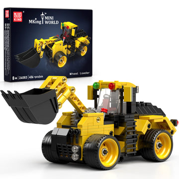 Mould King City Technik Wheel Loader Builidng Sets, MOC Construction Toy for boy Age 8-12, Engineering Farm Vehicle Model Kits with Articulated