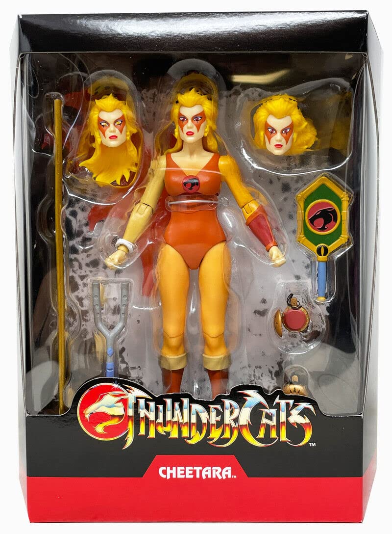 Super7 Thundercats: Cheetara The Super Speedy Ultimates Action Figure, Multicolor