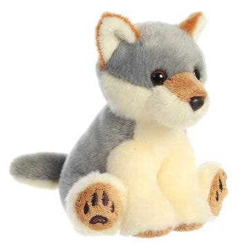 Aurora - Lil Monty Moose Lil Wiley Wolf - 5" Lil Wiley Wolf, Gray, Model:03514