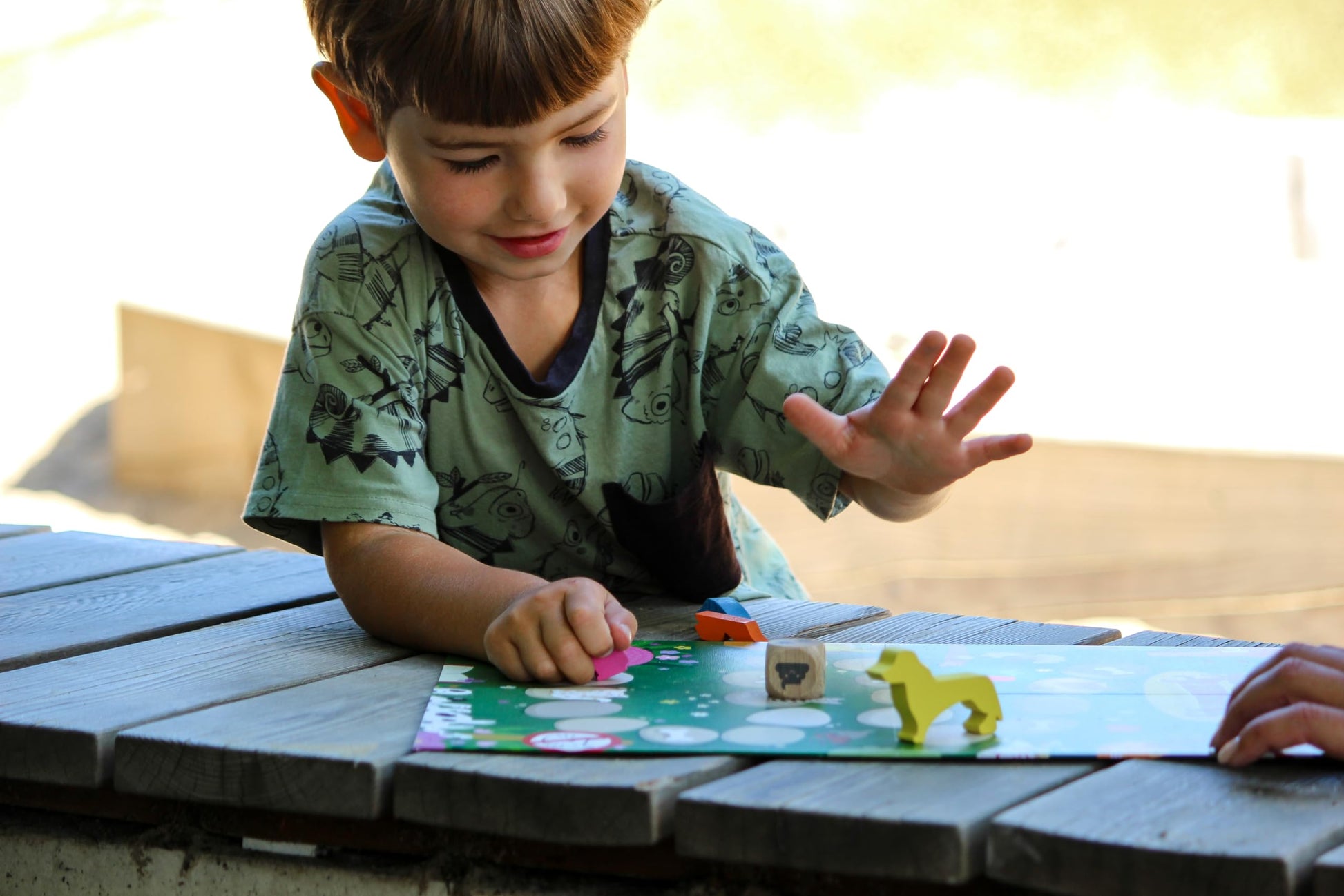 Mom’N Pups Wooden Social Play Game | Cooperative Preschool Learning for Kids | Build Cooperation Focus and Attention | Ages 3+ | 2 to 4 Players |