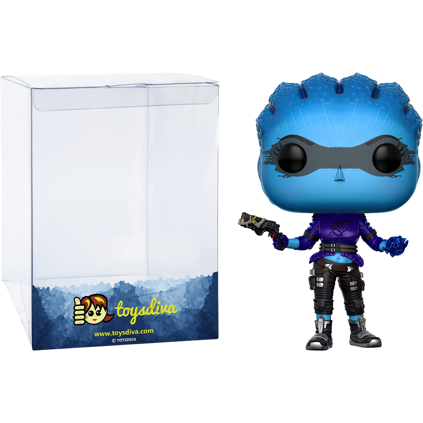 Peebee [with Gun] (Target Exc): Fun ko P o p ! Games Vinyl Figurine Bundle with 1 Compatible 'ToysDiva' Graphic Protector (194-13717 - B)