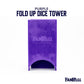 FanRoll Fold Up Dice Tower: Purple, Role Playing Game Dice Accessories for Dungeons and Dragons