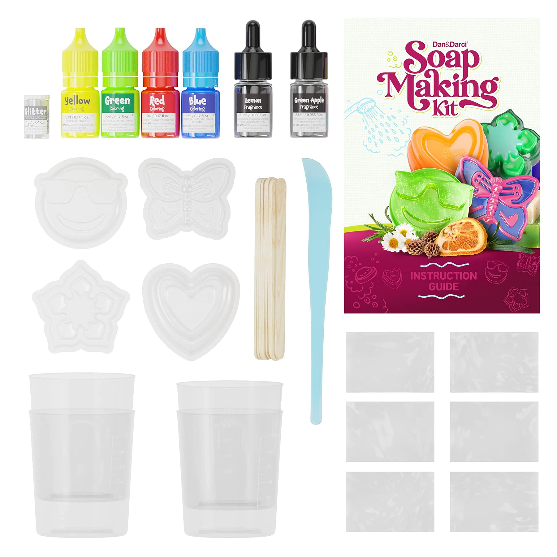 Dan&Darci Soap Making Kit for Kids - Crafts Science Toys - Birthday Gifts for Girls and Boys Age 6-12 Years Girl DIY Kits - Best Educational Craft