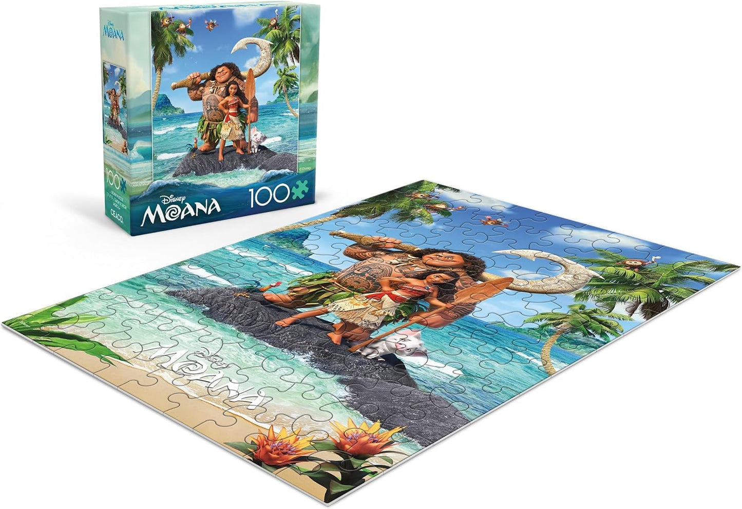 Ceaco - Disney Moana - 100 Piece Jigsaw Puzzle for Kids Ages 6-8